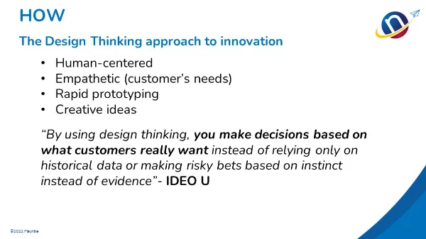 Playnbe - Design thinking