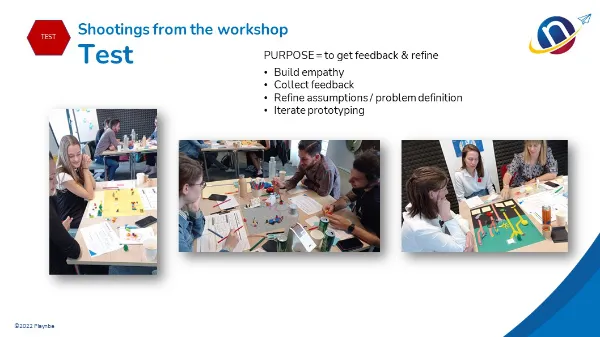 Playnbe - Design thinking